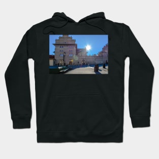 Schwarzenberg Palace against the bright sun Hoodie